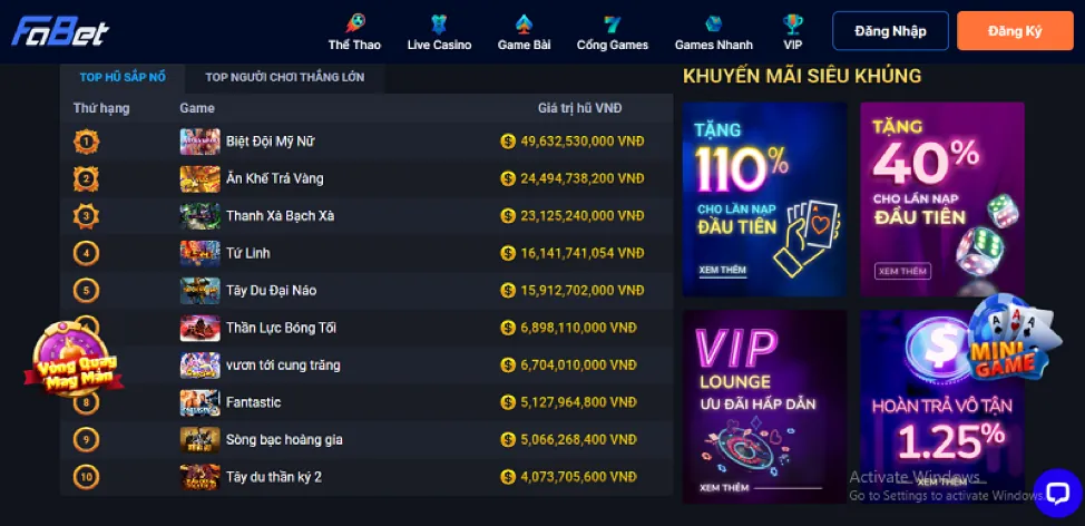 Chương trình hoàn trả cược thể thao hàng tuần tại qq66 link mới